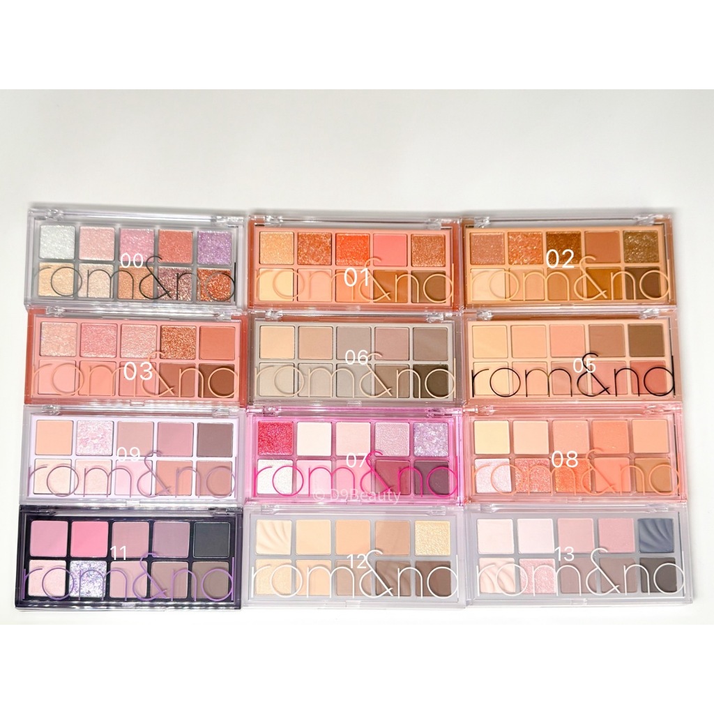 ROM&ND [ROMAND] Better Than Palette 7.5g อายแชโดว์ พาเลท 10 เฉดสี