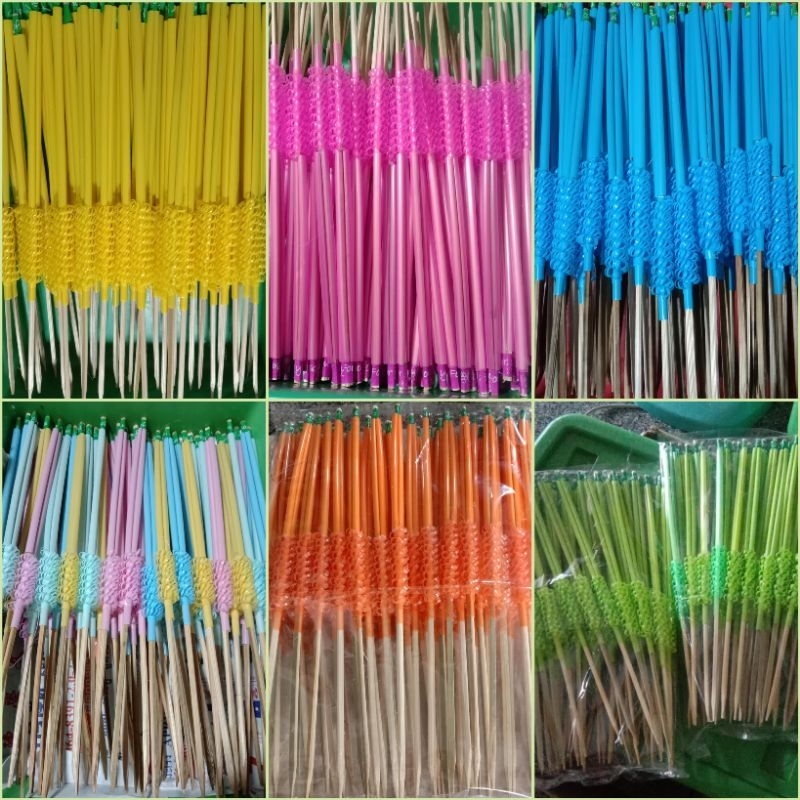 ไม้เสียบกฐิน ไม้เสียบธนบัตรยาว15 นิ้ว มัดละ50ไม้
