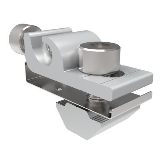 Lumira ตัวล็อคสายดินกับราง LSM-03/Grounding Lug อุปกรณ์โซล่าเซลล์ อุปกรณ์ต่อราง โซล่าเซลล์ Solar Mou