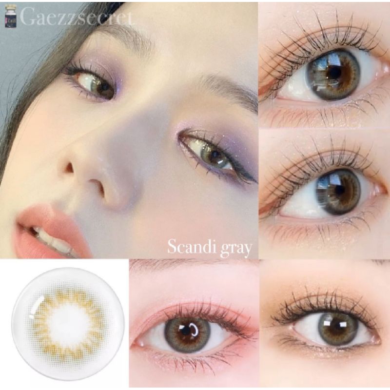 คอนแทคเลนส์ Scandi Gray สแกนดิสีเทา สายตา 50-700