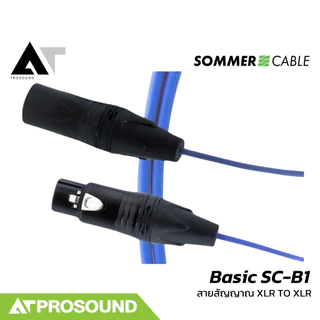 Sommer Cable Basic SC-B1 สายไมโครโฟนสำเร็จรูป (XLR to XLR) คุณภาพสูง ใช้งานได้หลากหลาย AT Prosound