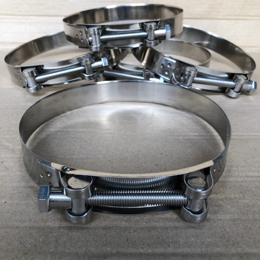 เหล็กรัดท่อ เข็มขัดรัดท่อ สแตนเลสทั้งตัว URO-FLEX SS-304