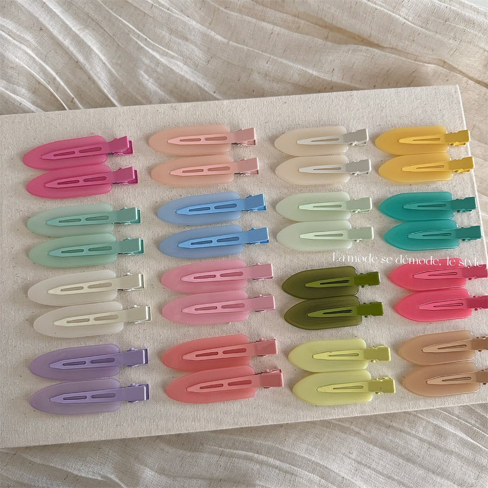 พร้อมส่งในไทย 27สีใหม่ กิ๊บหนีบผม Jelly Premium HairClip งานพรีเมี่ยม กิ๊บติดผมตอนแต่งหน้า (ราคาต่อชิ้น)