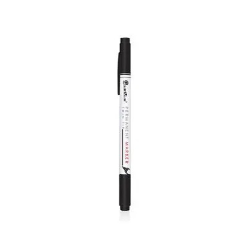 ปากกาเขียนแผ่นซีดี ดำ ควอนตั้ม Twin-Tip QDVD 1020