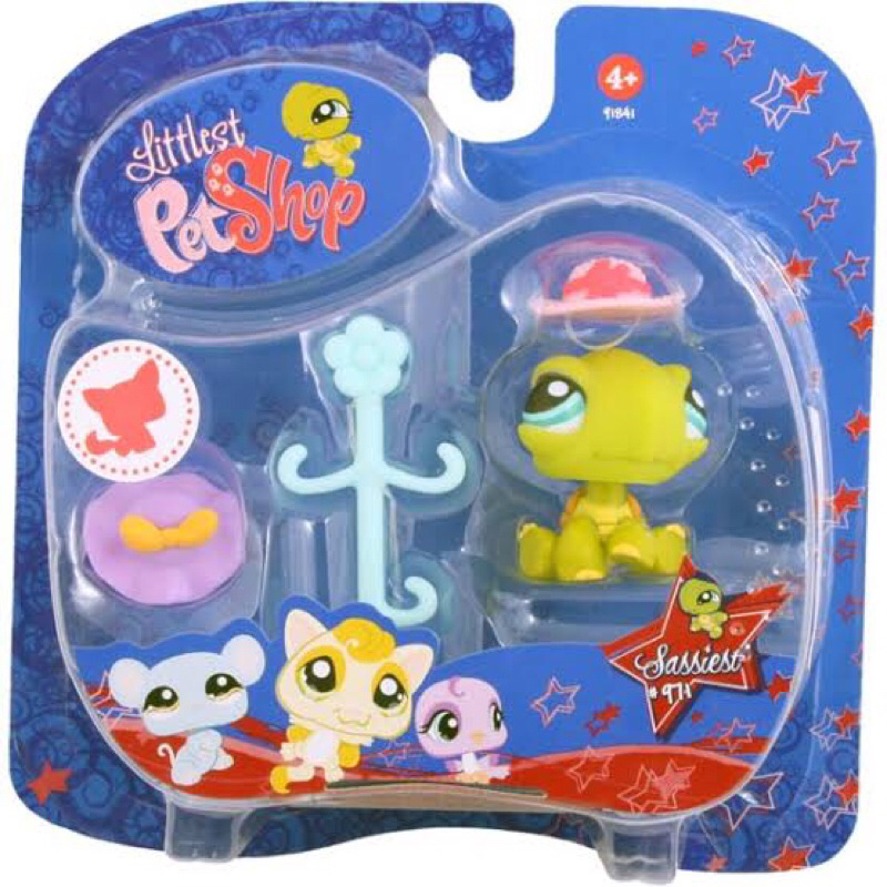 Littlest Pet Shop Turtle #971 Sassiest NIB