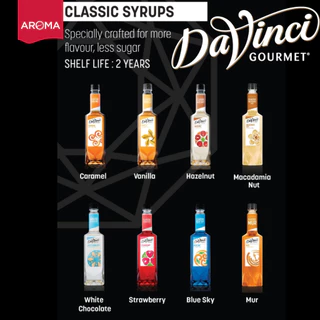 Aroma : Davinci Syrup ดาวินชี่ น้ำเชื่อมแต่งกลิ่น ขนาด 750 Ml. (Classic Syrups)
