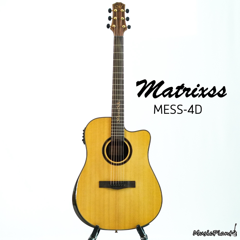 Matrixss กีตาร์โปร่งไฟฟ้า Top Solid รุ่น MESS-4D