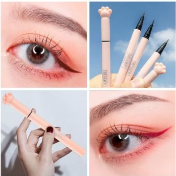**พร้อมส่ง**อายไลเนอร์ กันน้ํา กันเหงื่อ แห้งเร็ว ดินสอเขียนขอบตา เรียบเนียน ติดทนนาน แพ็คเกจน่ารักมากตัวแท่งเป็นเท้าแมว