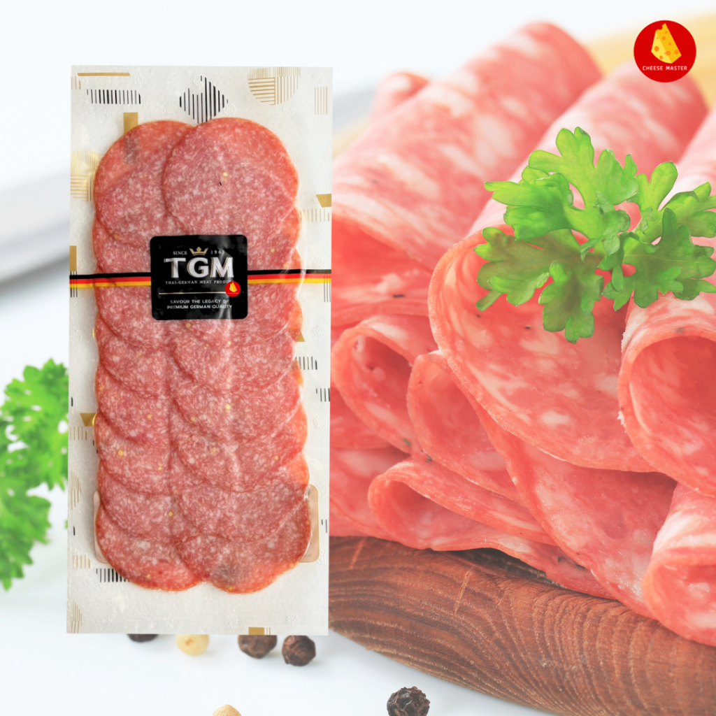 TGM Haus Salami 100g ซาลามี TGM 100g รสเข้มข้น ซาลามี TGM 100g Cold Cuts พร้อมทาน