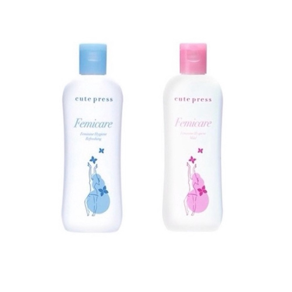 Cute Press Femicare Feminine Hygiene 100ml.คิวเพรส เฟมิแคร์ ผลิตภัณฑ์ทำความสะอาดจุดซ่อนเร้น