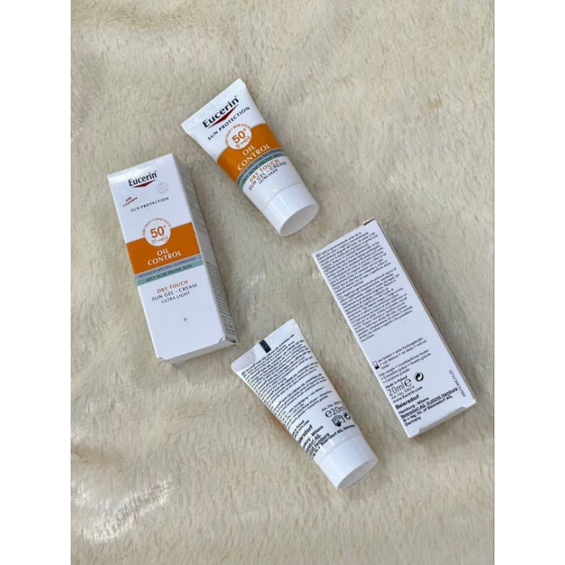 Eucerin Sunscreen ครีมกันแดดสำหรับผิวหน้า  ปริมาณ 20ml.