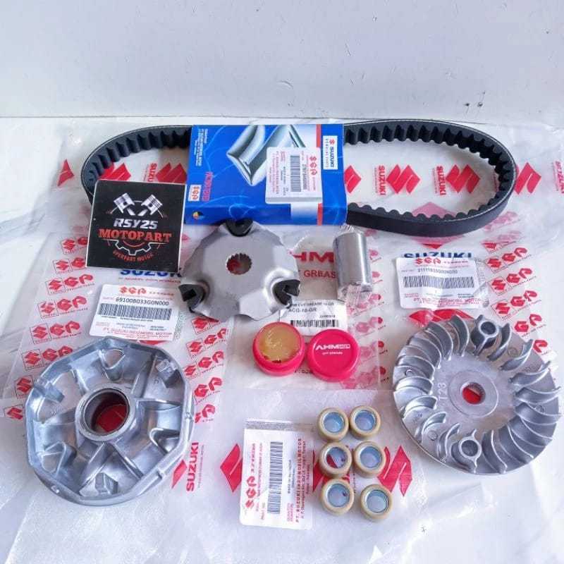 แพ็คเกจครบ(v BELT 1 SET) SUZUKI SPIN 125/SKAYWAVE 125/SKY DRIVE 125/ORI