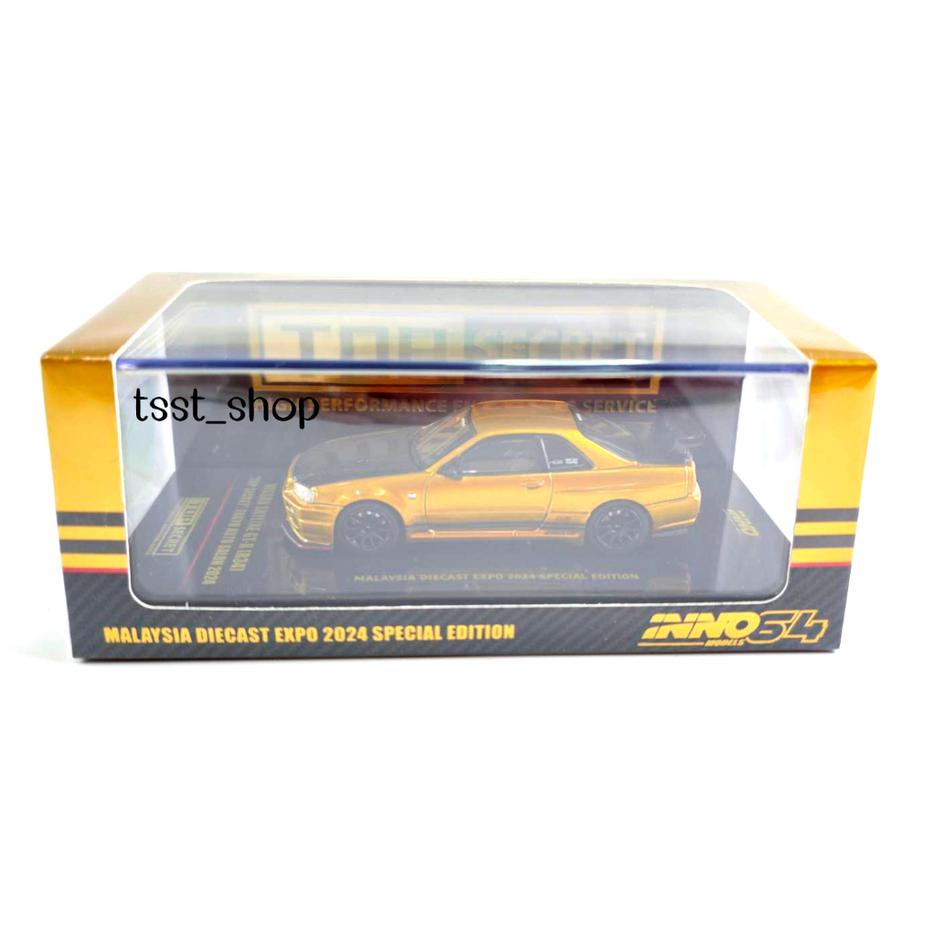 INNO64 1/64 Malaysia Diecast Expo 2024 Nissan Skyline GT-R R34 Top Secret