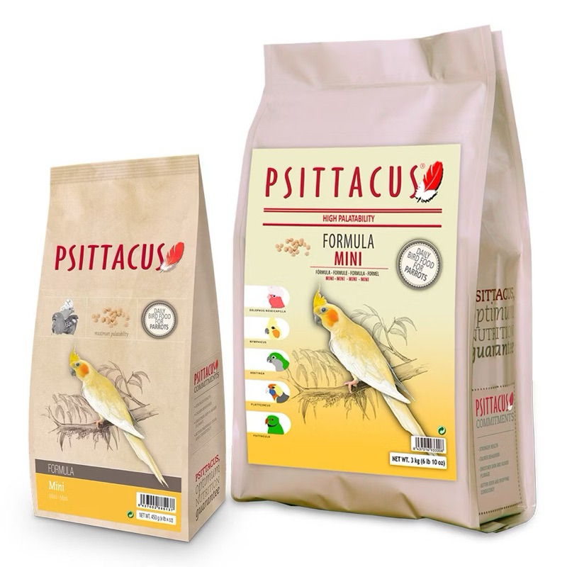 อาหารนกชนิดเม็ด ค็อกคาเทล Psittacus mini