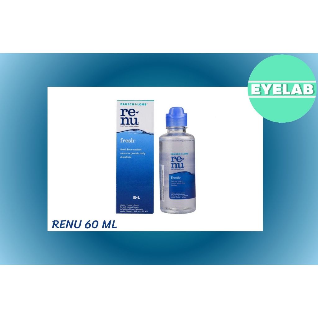 Renu น้ำยาทำความสะอาดคอนแทคเลนส์ - ขนาด 60 ML.