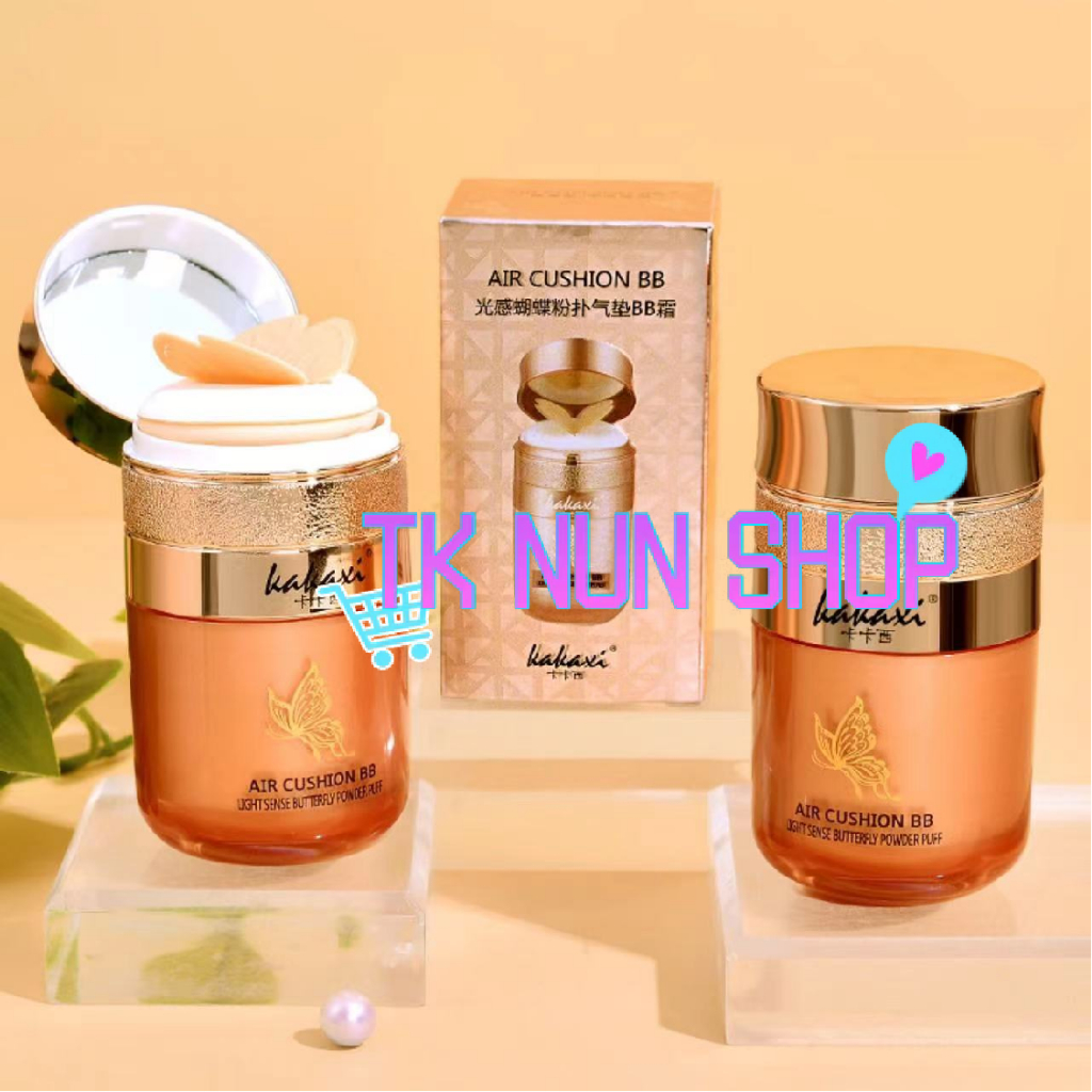พร้อมส่ง ​ Kakaxi air cushion BB คุชชั่นผีเสื้อ คุชชั่นกันน้ำกันเหงื่อ ปกปิดเรียบเนียน คุมมันทั้งวัน
