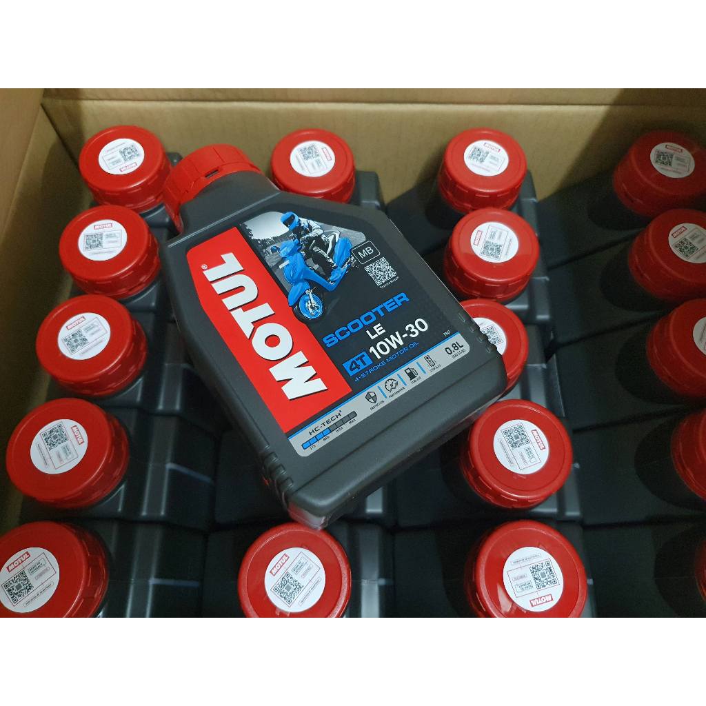 Motul Scooter LE 10W30 MB 0.8L.x20ขวด ยกลัง