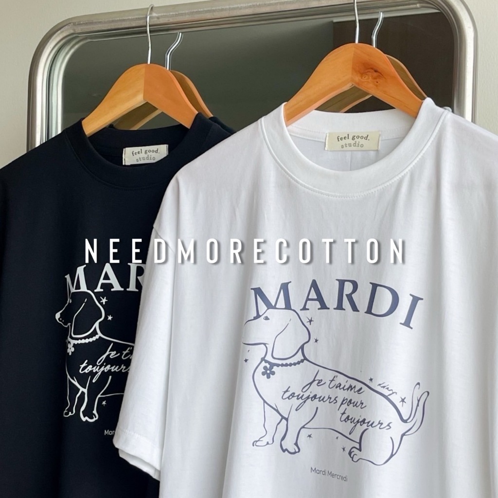 พร้อมส่ง เสื้อยืด Oversize ผ้าคอตตอน สกรีนดิจิตอล อก 44" ยาว 27" เสื้อยืดโอเวอร์ไซส์