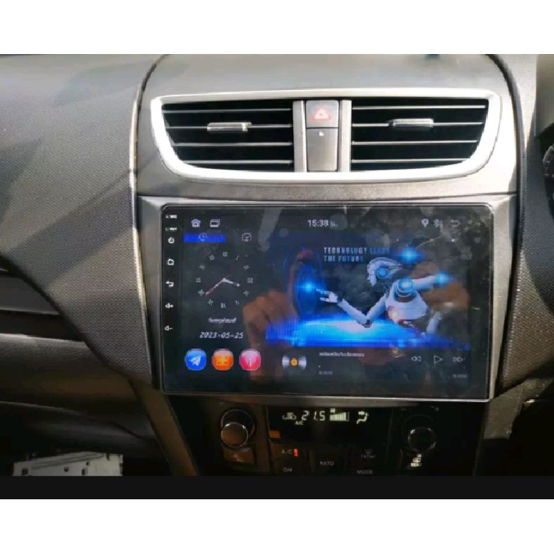 จอแอนดรอยด์ตรงรุ่น Suzuki Swift 2009-2016 มาพร้อมหน้ากากขนาด 9 นิ้วและปลั๊กตรงรุ่น(4+32gb)