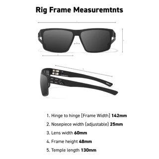 GATORZ - RIG Made In USA รับประกัน Lifetime แว่นทหาร Tactical กันแดด ป้องกันสะเก็ด เทรล กีฬา [แก้ปัญหาสีแล้ว]