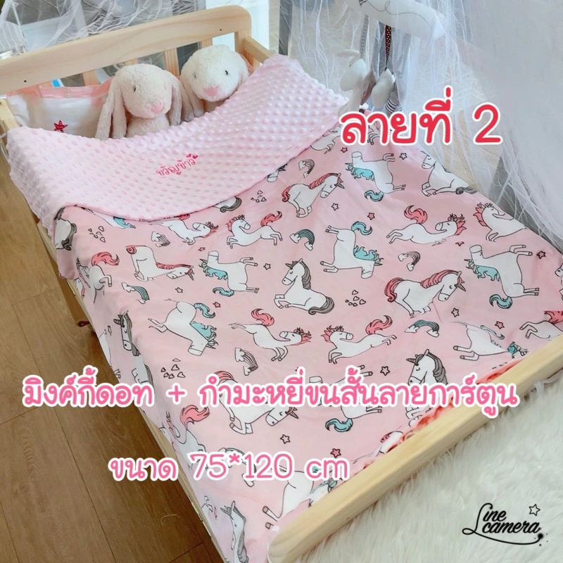 ผ้าห่มเด็ก เกรดพรีเมี่ยม โปรฯ✅ ปักชื่อฟรี