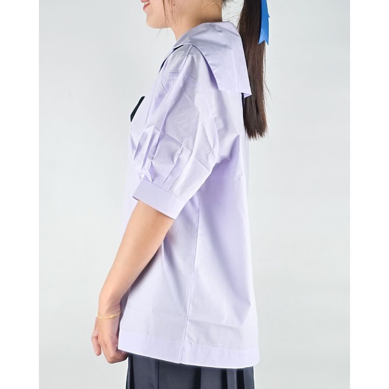 เสื้อนักเรียน คอปกทหารเรือ ยี่ห้อตราสมาร์ทรีดงง่่าย ผ้าดีมาตรฐานสูง Made in Thailand (Khonkaen)