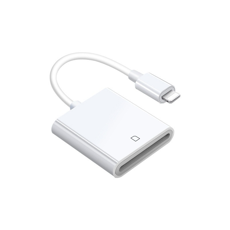 อุปกรณ์อ่านการ์ด กล้อง ไป มือถือ iPhone lightning กล้องเก่าต่อมือถือ ใช้งานง่าย