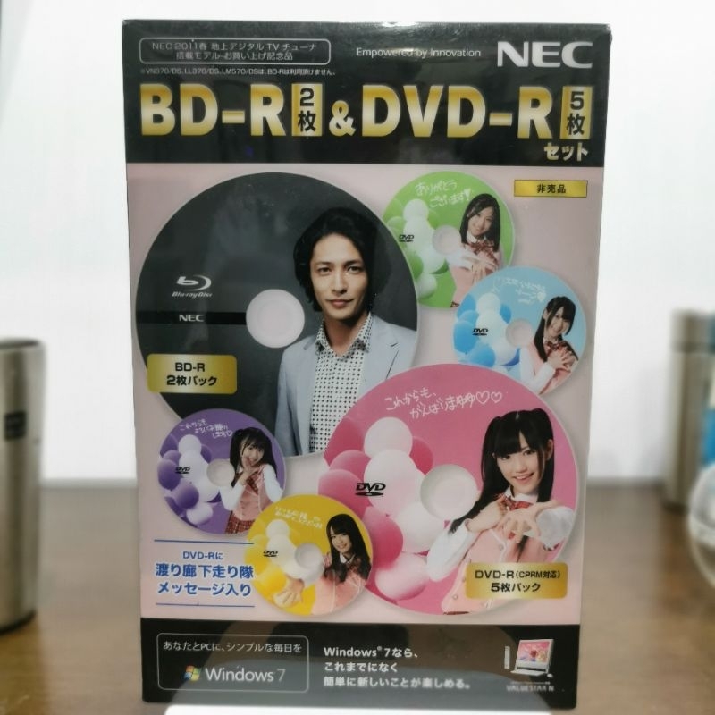 แผ่นเปล่า BD-R, DVD-R Pack ดารานักร้อง ญี่ปุ่น<ใหม่>
