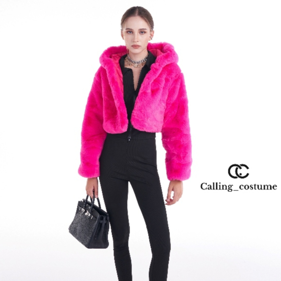 CALLING_COSTUME Set 2 pieces (เสื้อ+กางเกง)(CL341) Coat (โค้ชเฟอร์มีฮู้ด) (CL342)