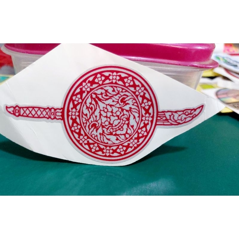 sticker 3m โลโก้ตำรวจ11×6cm