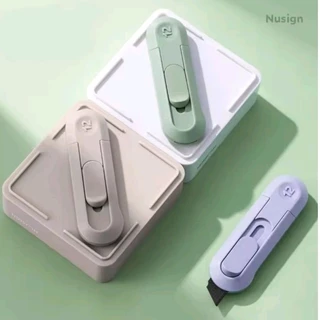 Deli มีดคัตเตอร์มินิ ขนาดพกพา Nusign Mini Cutter รุ่น NS065, รุ่น NS065T (ราคาต่อ 1 ชิ้น)
