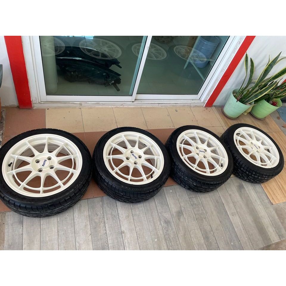 ล้อแท้ Enkei nt03 ขอบ 17 ติดยาง Toyo TR1 ปี21