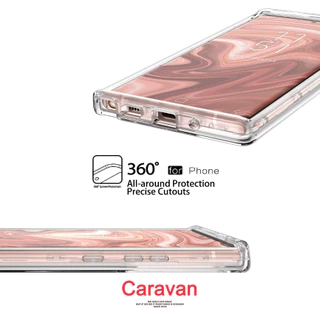For Samsung S21 S22 S23 S24 Note 8 9 10 20 S8 S9 S10 Plus S20 FE Ultra เคสมือถือ TPU Phone Case Caravan Shock Proof