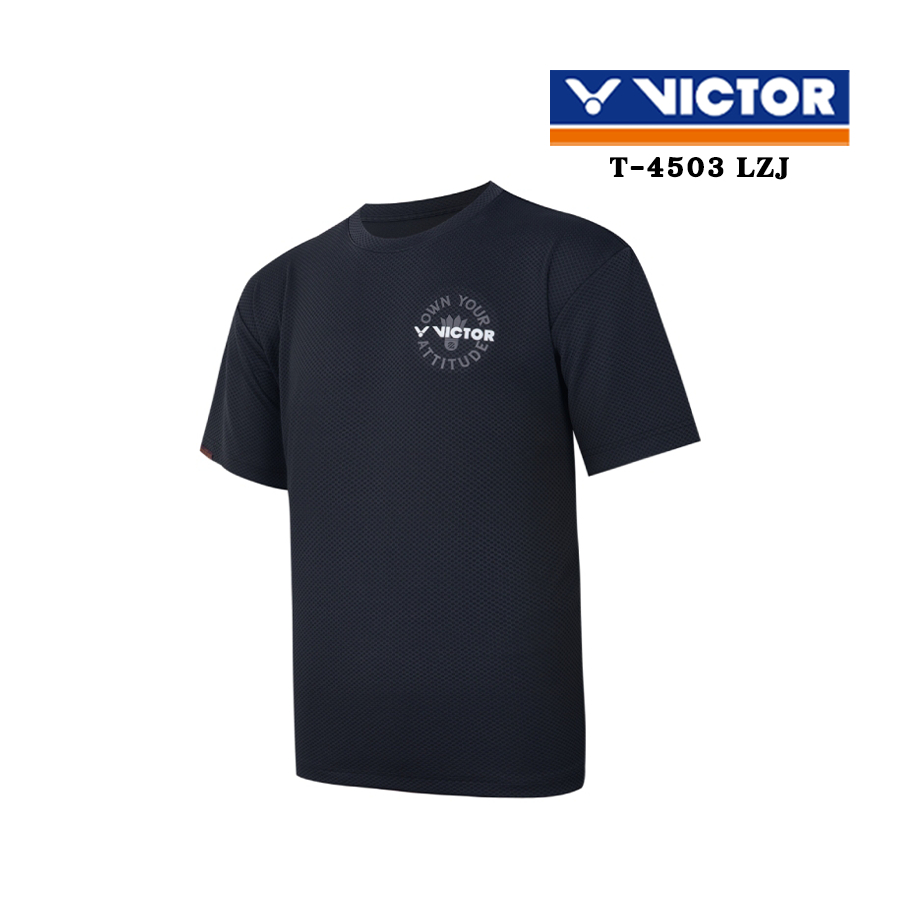 VICTOR เสื้อกีฬาแบดมินตันแขนสั้น เสื้อกีฬาแขนสั้น รุ่น T-4503 LZJ