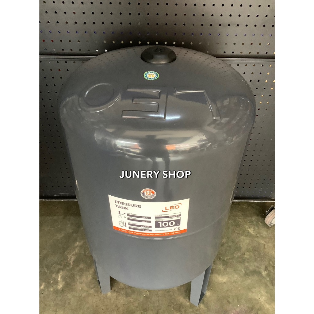 แท้ 100% ถังแรงดันปั๊มอัตโนมัติ (Pressure Tank) ขนาด 50 ลิตร และ 100 ลิตร Junery