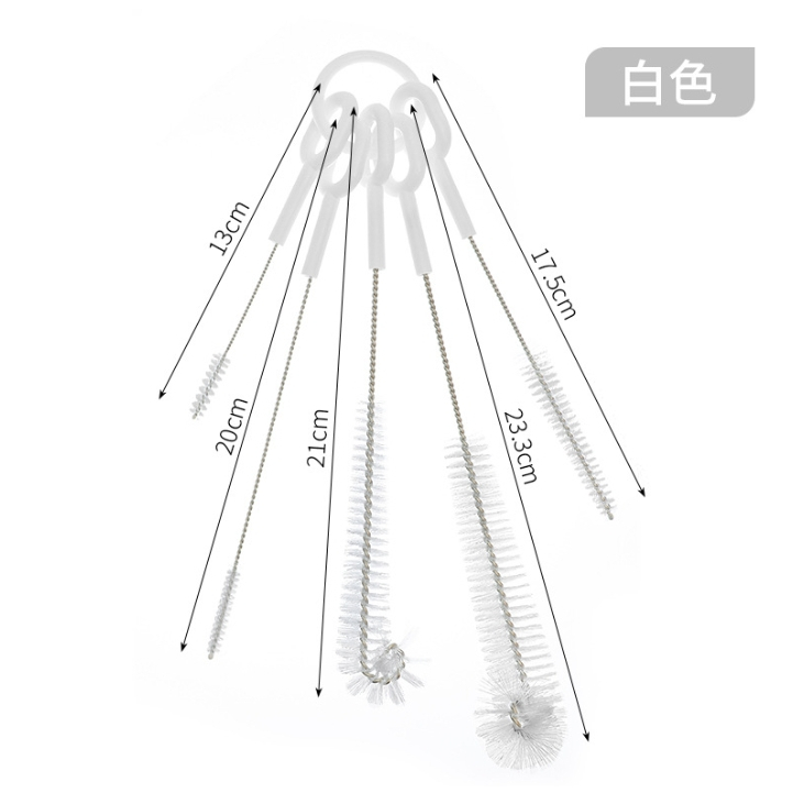 ชุดแปรงไนล่อน ทําความสะอาดหลอดทดลอง หลอดขวด ทําความสะอาด ขนแปรง อเนกประสงค์จำหน่าย 1 เซ็ท 5 ชิ้น หลายขนาด - รูปที่ 7