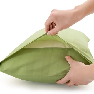 ปลอกหมอน คุณภาพสูง หมอนราคาถูก สีพื้นเรียบ Pillowcase 19 x 29 นิ้ว (48 x 74 cm) มีตัวเลือกปลอกหมอนสองประเภท (1ใบ และ2ใบ)