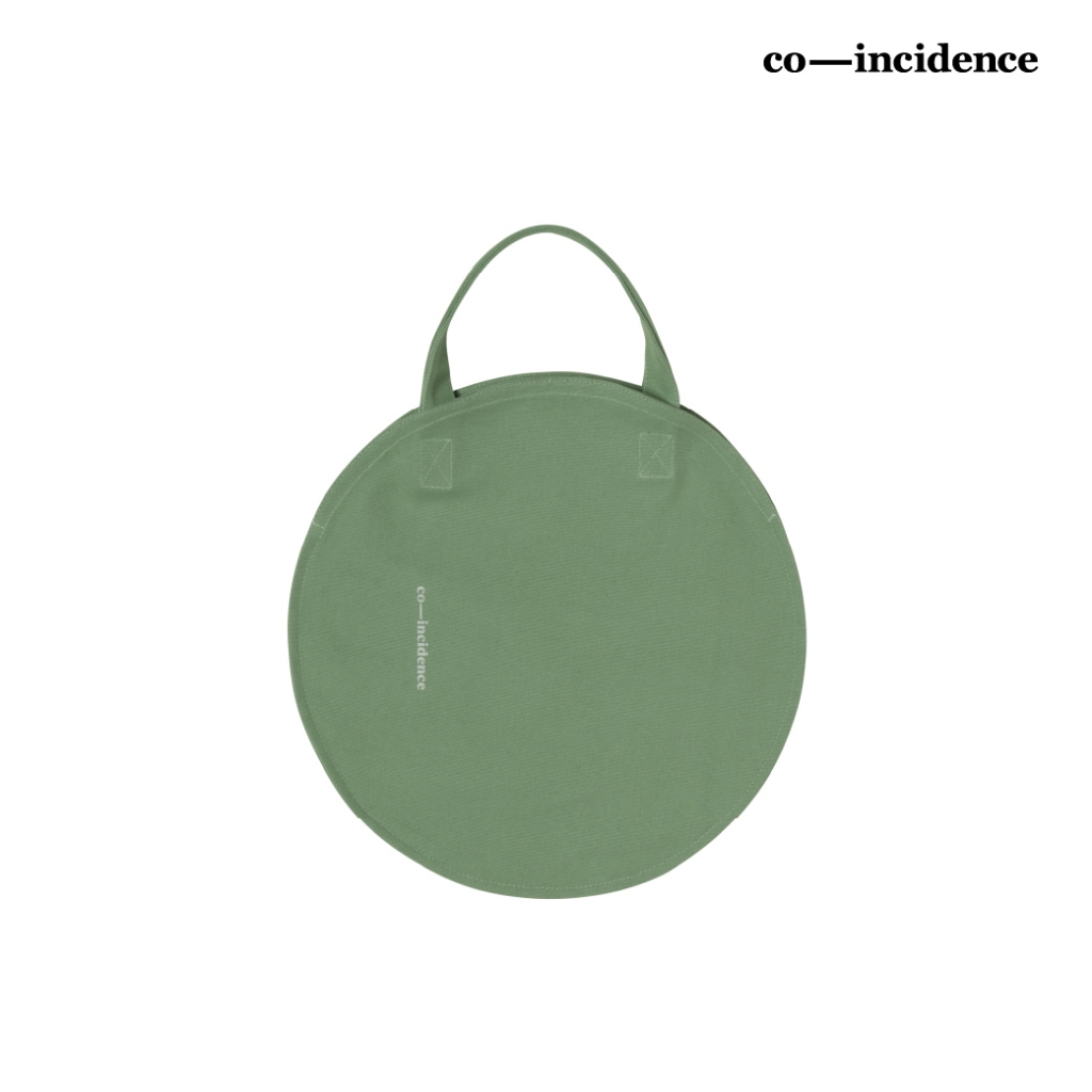 EVERYDAY & FRIENDS | co Circle Tote Small (co-incidence) | กระเป๋าผ้าแคนวาสทรงกลม แฟชั่น ใส่สื่งของ แต่งตัว ของขวัญ