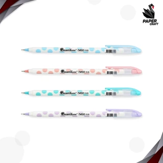Quantum (ควอนตั้ม) ปากกาลูกลื่น รุ่น Hello Pastel หมึกสีน้ำเงิน ขนาด 0.5 มม. ( 1 ด้าม / คละสี )
