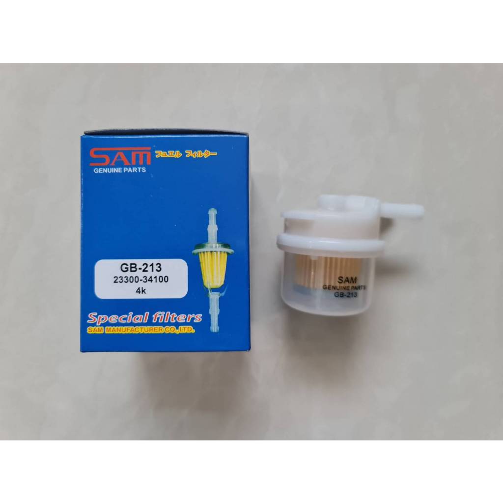 กรองเบนซิน TOYOTA RN30,4K พลาสติกลูกใส ราคาลูกละ 58 บาท