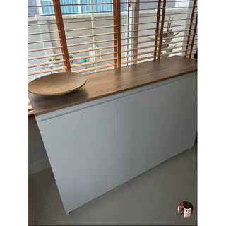 ตู้เก็บของทับขอบ 3 บาน แบบโชว์ท๊อป