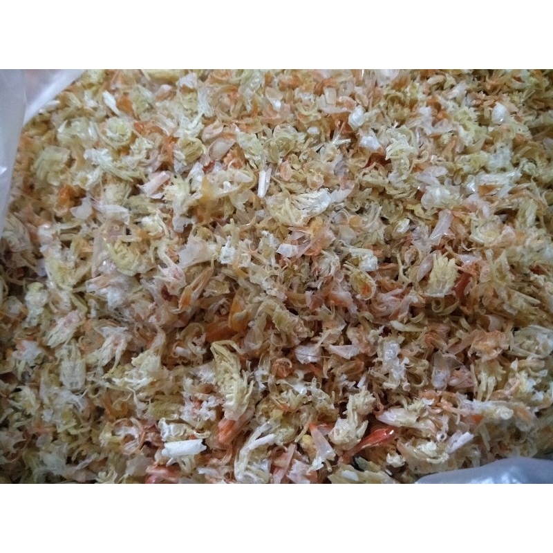 สินค้าใหม่ 🦐คางกุ้งแห้ง ติดมัน หัวติดคาง🦐 เหมาะแก่การนำไปทำเครื่องแกง ทำน้ำพริก ทอดกรอบอ⭐150กรัม⭐