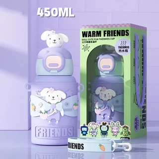 กระติกน้ำ สแตนเลส 316 กระบอกน้ำเก็บอุณหภูมิสำหรับเด็ก ขนาด 450 ml