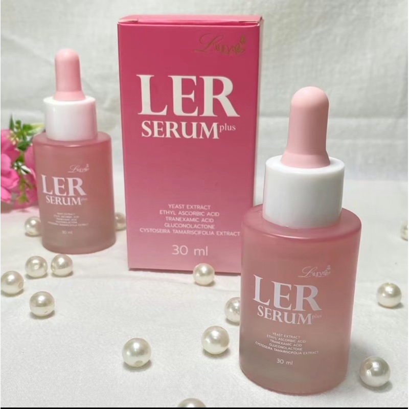 LER เลอซูรี่ เซรั่มพลัส บำรุงผิวหน้า ลดสิว ฝ้า กระ จุดด่างดำ ขนาด30มล.