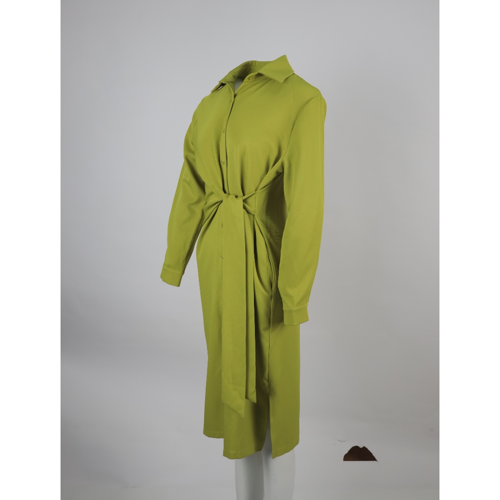 Simple.Par-เดรสผูกเอว-สีเลมอน-A005-17