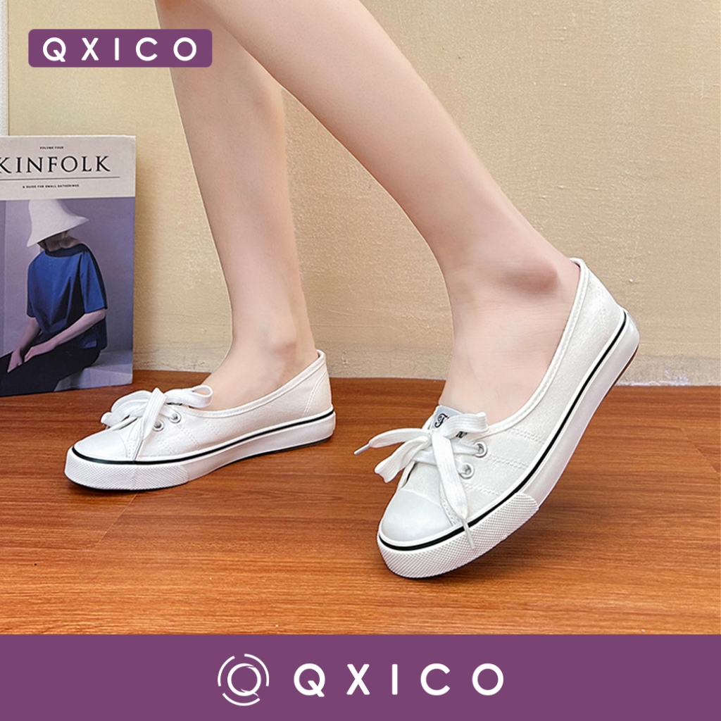 Qxico รุ่น QZ199 รองเท้าผ้าใบ ใหม่ล่าสุด น้ำหนักเบา ใส่สวย ใส่สบาย