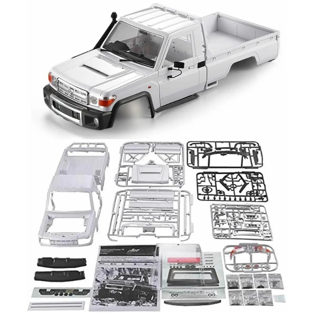 Killerbody 1/10 Toyota Land Cruiser LC70 Hard Body 48601 Set 313mm Official Licensed Version 2