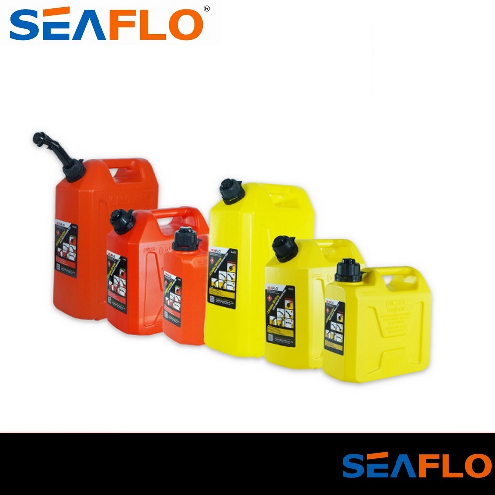 Seaflo แกลลอนน้ำมันเชื้อเพลิงสำรอง 10 20 ( เบนซิน / ดีเซล ) ถังน้ำมัน แกลลอนน้ำมัน ถังน้ำมันสำรอง Fu
