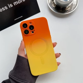 Silicone Magnetic Case For iPhone 17 16 15 14 13 12 11 Promax Pro Plus เคสไอโฟน เคสกันกระแทก