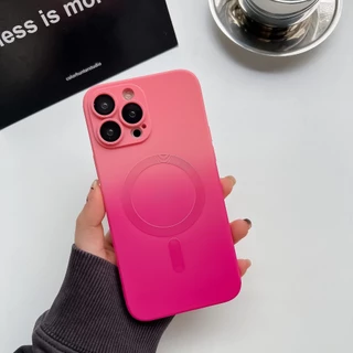 Silicone Magnetic Case For iPhone 17 16 15 14 13 12 11 Promax Pro Plus เคสไอโฟน เคสกันกระแทก